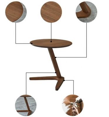 NO Cuarto de café de madera sólida para el salón moderno
