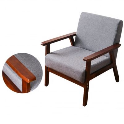 Muebles de sala de estar de asiento blanco personalizado Sofá moderno de tela sillas de brazo para asientos de salón y ocio de lujo