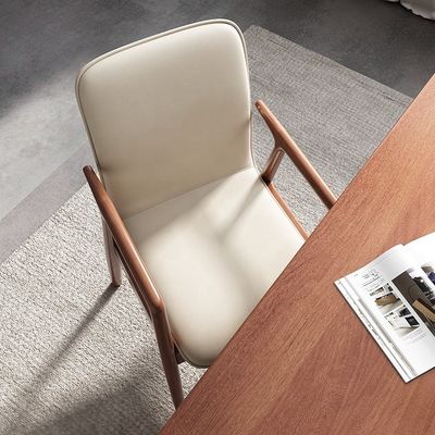 Silla de comedor de hotel de lujo de madera maciza en diseño moderno de ocio para muebles de restaurante