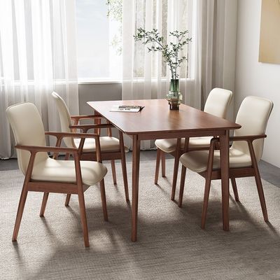 Silla de comedor de hotel de lujo de madera maciza en diseño moderno de ocio para muebles de restaurante