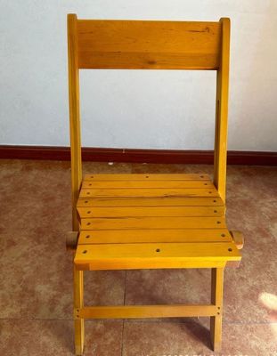 Silla de comedor de madera nórdica sin brazos para muebles de restaurantes de hoteles en el comedor
