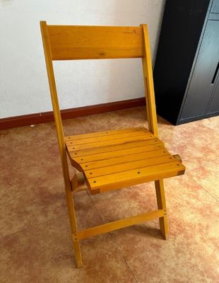 Silla de comedor de madera nórdica sin brazos para muebles de restaurantes de hoteles en el comedor