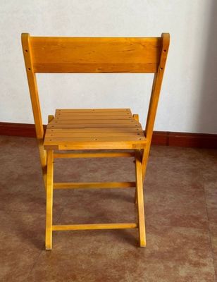 Silla de comedor de madera nórdica sin brazos para muebles de restaurantes de hoteles en el comedor