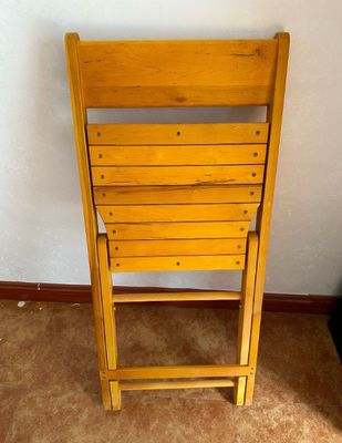 Silla de comedor de madera nórdica sin brazos para muebles de restaurantes de hoteles en el comedor
