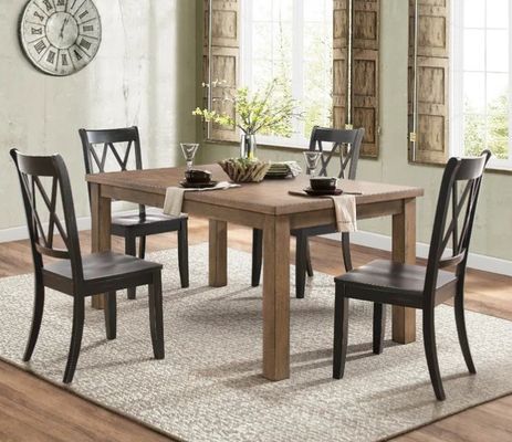 Embalaje de correo estilo americano silla de comedor de madera sólida para restaurante moderno
