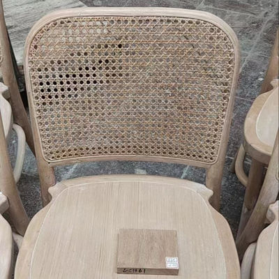 Silla de comedor con marco de ratán moderna Silla de banquete para eventos W45cm*D51cm*H83cm
