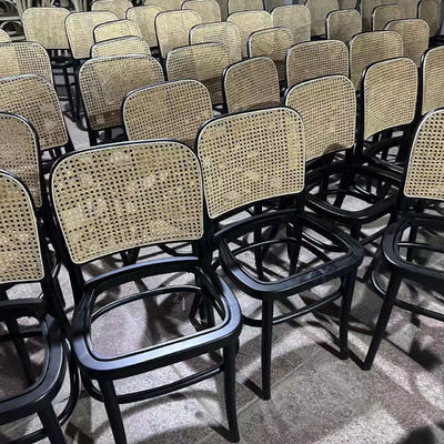 Silla de comedor con marco de ratán moderna Silla de banquete para eventos W45cm*D51cm*H83cm
