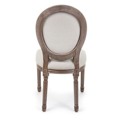 NO Silla de banquete de madera sólida plegada Louis para eventos Silla nórdica para bodas y eventos D54*W53*SH44.5*H76.5
