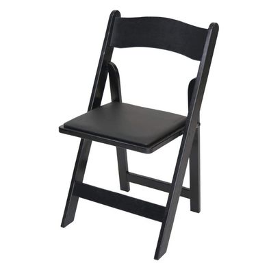 Silla de restaurante para banquete moderna plegable de madera sólida Silla de comedor de madera de boda