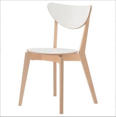 Casa Muebles Moderno Tienda de café de madera sólida Silla de restaurante en nuez