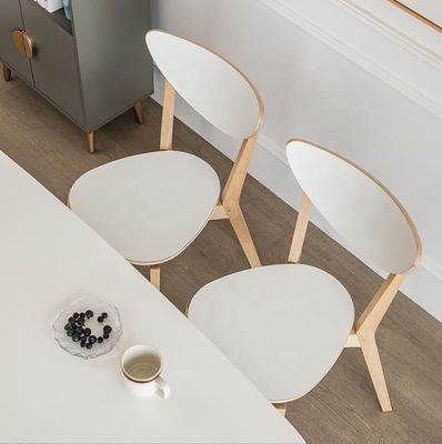 Casa Muebles Moderno Tienda de café de madera sólida Silla de restaurante en nuez