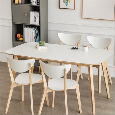 Casa Muebles Moderno Tienda de café de madera sólida Silla de restaurante en nuez