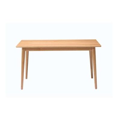 Muebles de comedor modernos Mesa de comedor de madera rectangular con estilo de diseño de mediados de siglo con madera maciza