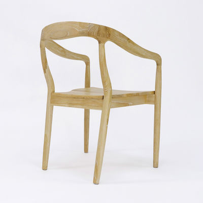 Villa Moderna de madera maciza apilada Banquete de bodas silla de madera para el comedor Muebles en Villa