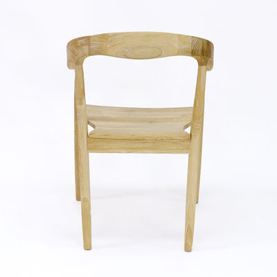 Villa Moderna de madera maciza apilada Banquete de bodas silla de madera para el comedor Muebles en Villa