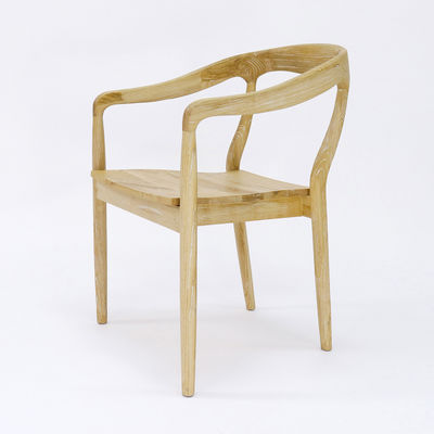 Villa Moderna de madera maciza apilada Banquete de bodas silla de madera para el comedor Muebles en Villa