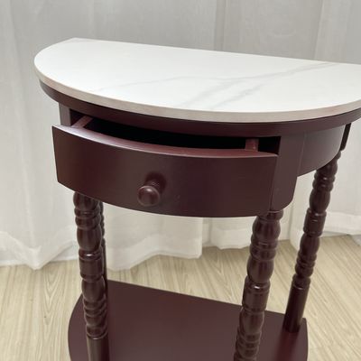 Muebles de comedor rectangulares y cuadrados de madera maciza antigua Mesa de lado de café para interiores de oficina sofisticados