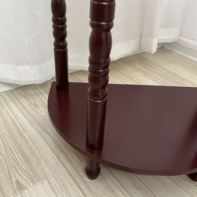 Muebles de comedor rectangulares y cuadrados de madera maciza antigua Mesa de lado de café para interiores de oficina sofisticados