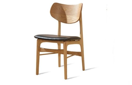 Silla de restaurante nórdica clásica W48cm*D50cm*82cm con sillas de madera tapizada de Burwood/Marrón