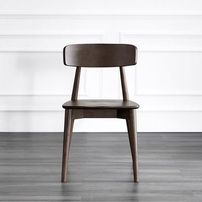 Sillones clásicos de madera sólida nórdica para comedor Muebles de restaurante