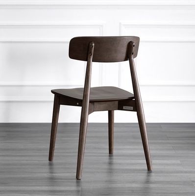 Sillones clásicos de madera sólida nórdica para comedor Muebles de restaurante