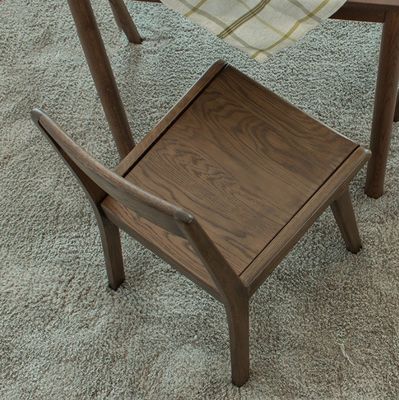 Sillas de comedor de madera maciza de estilo clásico nórdico para muebles de restaurante