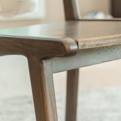 Sillas de comedor de madera maciza de estilo clásico nórdico para muebles de restaurante