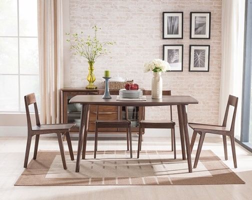 Sillas de comedor de madera maciza de estilo clásico nórdico para muebles de restaurante