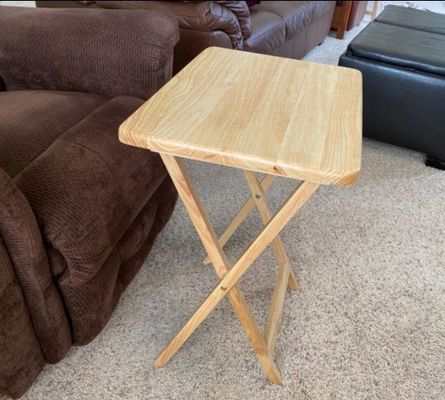 Muebles de sala de estar de estilo 2022 Conjunto de mesa plegable de madera con material de madera sólida y diseño funcional