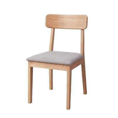 Casa Muebles de tela sin brazos silla de comedor tapizada conjunto mesa de comedor