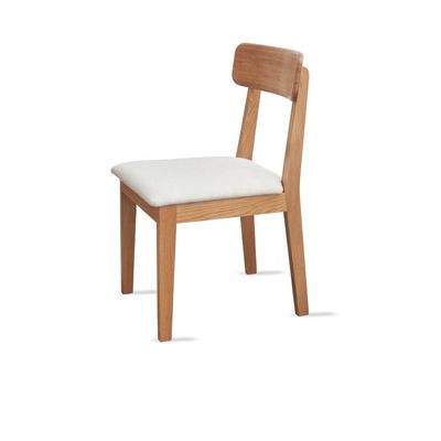 Casa Muebles de tela sin brazos silla de comedor tapizada conjunto mesa de comedor