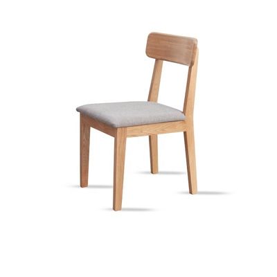 Casa Muebles de tela sin brazos silla de comedor tapizada conjunto mesa de comedor