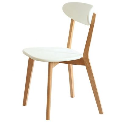 Silla de comedor duradera de piernas de madera escandinava la adición perfecta a su mobiliario de comedor