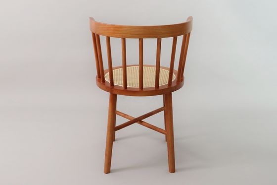 Colores personalizados Diseños del cliente aceptable Nordic Modern Rattan Chair Muebles de madera