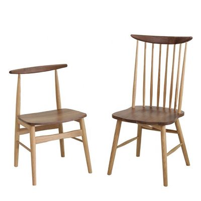 Silla de comedor de lujo de madera sólida para restaurante clásico