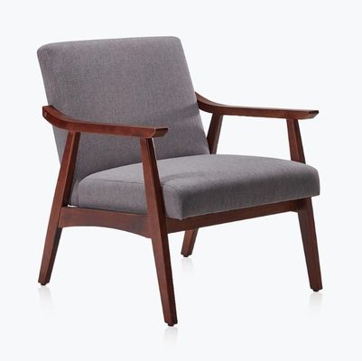 Sofá moderno de tela silla de estar Sofá único silla de sofá para venta silla de ocio en gris/azul/naranja/negro/blanco