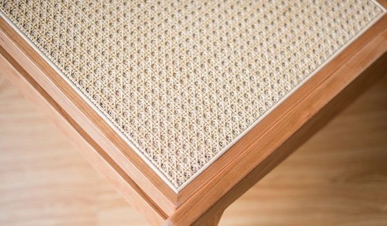 Diseño contemporáneo Muebles para el hogar Silla de ratán tejida Silla de madera maciza para espacios de ocio Estilo contemporáneo
