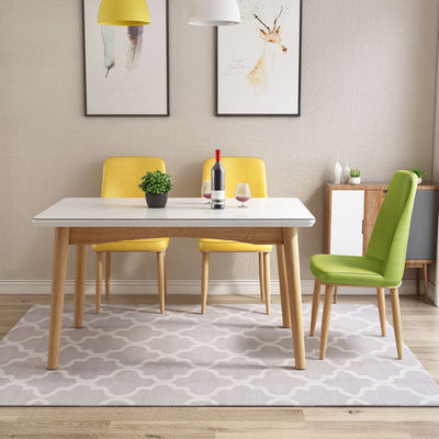 Mesa de comedor de madera moderna Escritorio para muebles de comedor