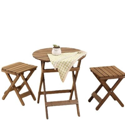 Embalaje de correos y muebles duraderos para patio al aire libre con madera sólida