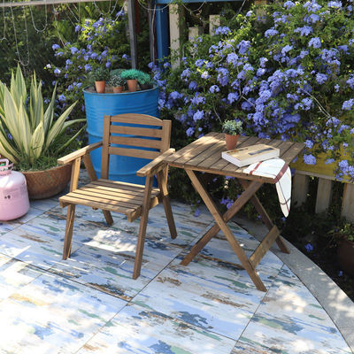 Embalaje de correos y muebles duraderos para patio al aire libre con madera sólida