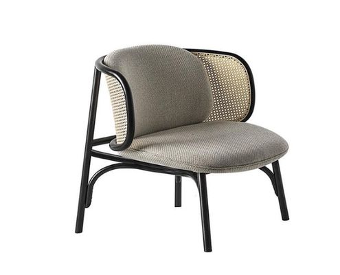 Silla de ratan de madera única para el último diseño Silla de madera tapizada W68*D70*H82cm