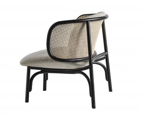 Silla de ratan de madera única para el último diseño Silla de madera tapizada W68*D70*H82cm