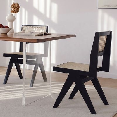 Servicio OEM Aceptado Silla de comedor moderna de madera sólida nórdica para muebles de jardín, salón, café y restaurante