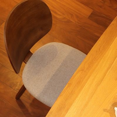 Silla de comedor muebles nórdicos sillas de madera tapizadas desmontable silla de café ensamblaje específico W44cm*D46cm*89cm