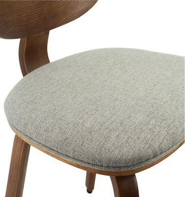 Silla de comedor muebles nórdicos sillas de madera tapizadas desmontable silla de café ensamblaje específico W44cm*D46cm*89cm