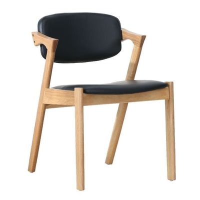 Embalaje de correos Y Ocio Cadejas de cuero de madera de roble nórdico Cadejas de comedor de madera clásica Cadejas de restaurante