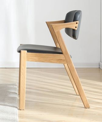 Embalaje de correos Y Ocio Cadejas de cuero de madera de roble nórdico Cadejas de comedor de madera clásica Cadejas de restaurante