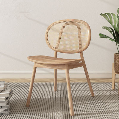 Últimas sillas de rotín de 5 estrellas Muebles de roble sólido sillas de oficina ya hechas personalizadas en diseño moderno
