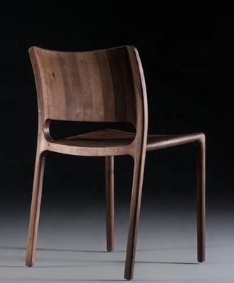 Agregue un toque de lujo a su cafetería y restaurante con una silla de comedor de madera sólida de alta gama