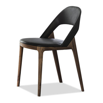 Silla de madera nórdica moderna para diseño de muebles Restaurante Comedor tapizado